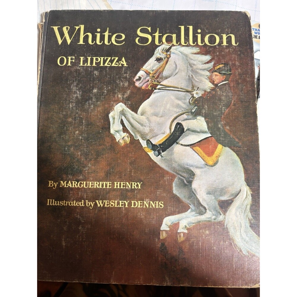 White Stallion of Lipizza by Marguerite Henry Wesley Dennis Horse Illustrated